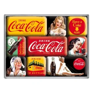 SET DE MAGNETS  COCA COLA