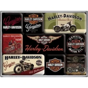 SET DE MAGNETS HARLEY DAVIDSON