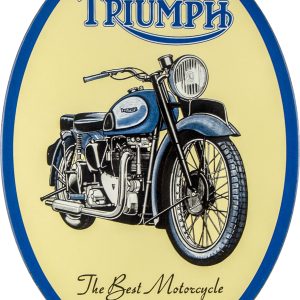 PLAQUE TRIUMPH EN EMAIL